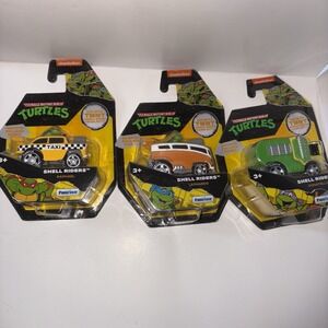 2023  Teenage Mutant Ninja Turtles Nickelodeon Shell Riders Set Of 3